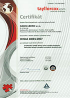 OHSAS 18001 - Systém řízení bezpečnosti a ochrany zdraví při práci